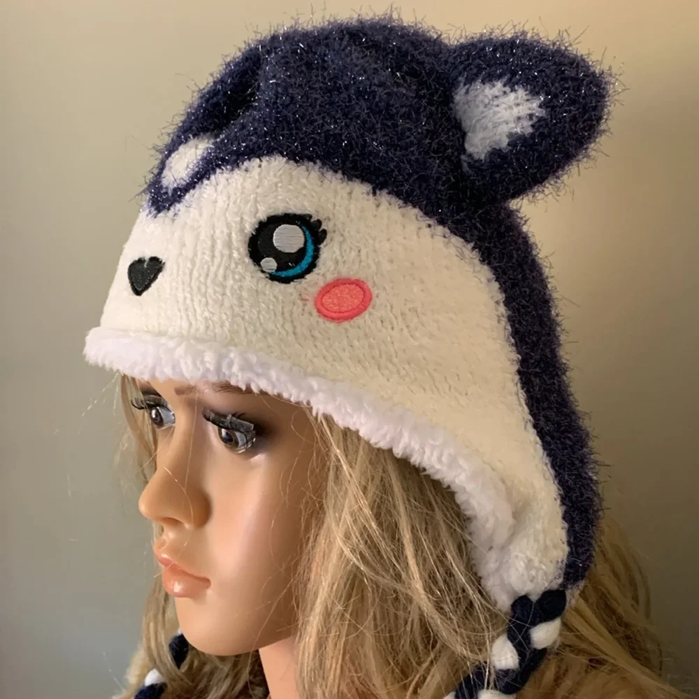 Justice Dog Toboggan hat EUC